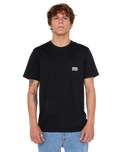 The Rip Curl Mens Sportline Badge T-Shirt in Black