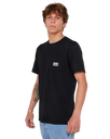 The Rip Curl Mens Sportline Badge T-Shirt in Black