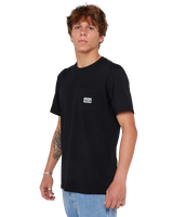 The Rip Curl Mens Sportline Badge T-Shirt in Black