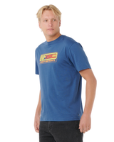 Surf Revival Station T‑Shirt in Light Navy