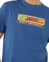 Surf Revival Station T‑Shirt in Light Navy