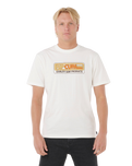 The Rip Curl Mens Surf Revival Station T-Shirt in Bone