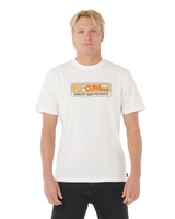 The Rip Curl Mens Surf Revival Station T-Shirt in Bone