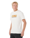 The Rip Curl Mens Surf Revival Station T-Shirt in Bone