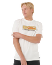The Rip Curl Mens Surf Revival Station T-Shirt in Bone