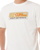 The Rip Curl Mens Surf Revival Station T-Shirt in Bone