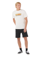 The Rip Curl Mens Surf Revival Station T-Shirt in Bone