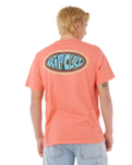 Raw Energy DE Oval T-Shirt in Rose Sky