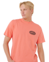 Raw Energy DE Oval T-Shirt in Rose Sky