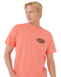 Raw Energy DE Oval T-Shirt in Rose Sky
