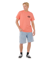 Raw Energy DE Oval T-Shirt in Rose Sky