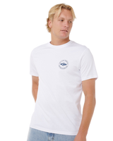 The Rip Curl Mens Staple T-Shirt in White