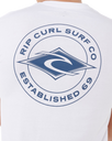 The Rip Curl Mens Staple T-Shirt in White