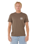 The Rip Curl Mens Staple T-Shirt in Rock