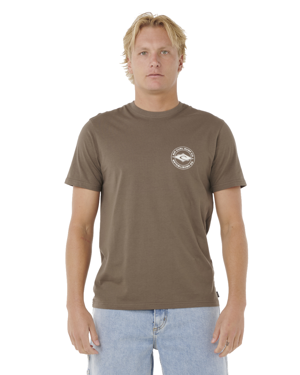 The Rip Curl Mens Staple T-Shirt in Rock