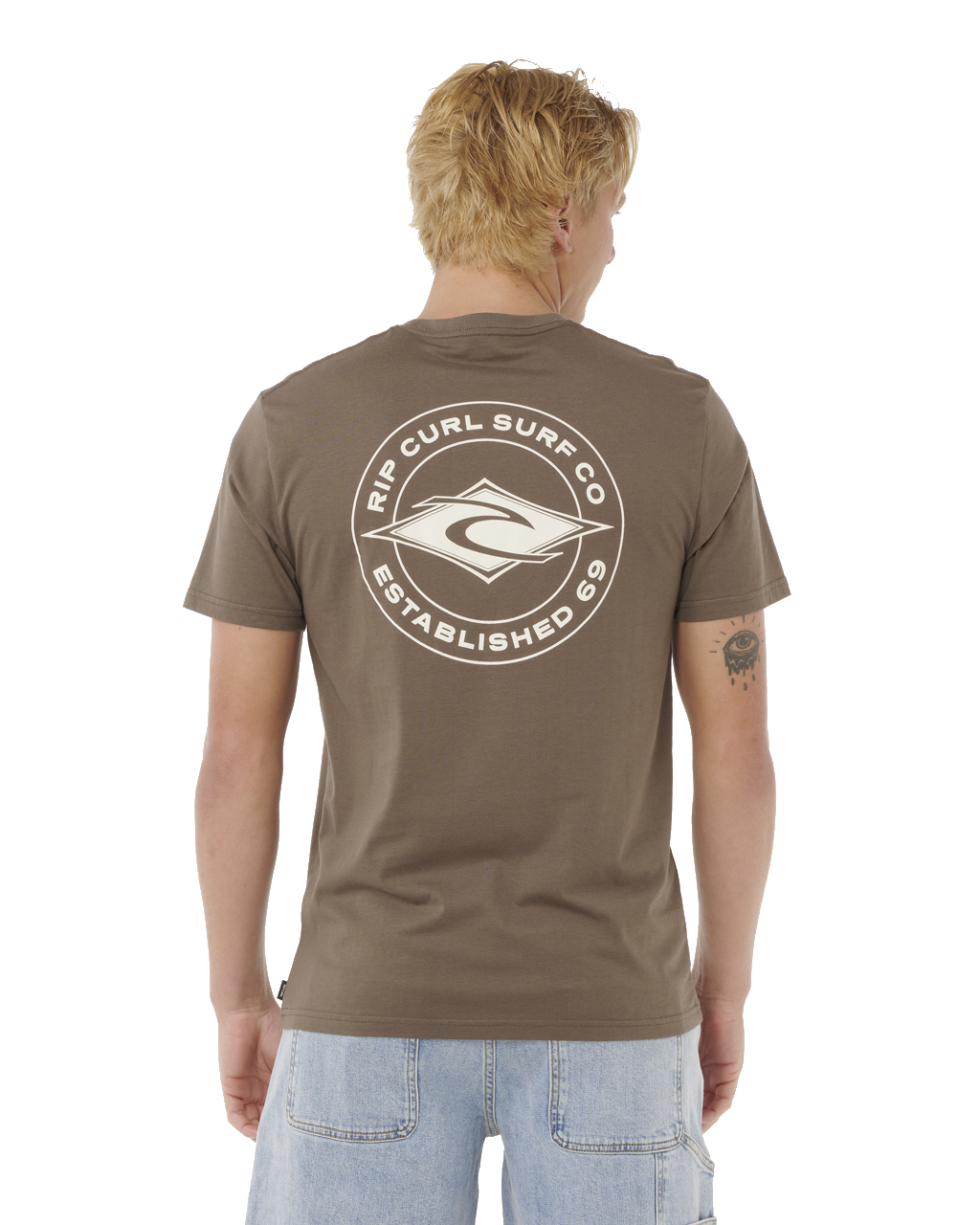 The Rip Curl Mens Staple T-Shirt in Rock
