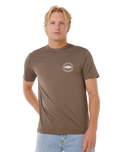 The Rip Curl Mens Staple T-Shirt in Rock