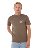 The Rip Curl Mens Staple T-Shirt in Rock