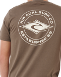 The Rip Curl Mens Staple T-Shirt in Rock