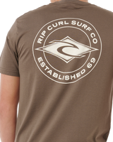 The Rip Curl Mens Staple T-Shirt in Rock