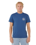 The Rip Curl Mens Staple T-Shirt in Light Navy