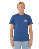 The Rip Curl Mens Staple T-Shirt in Light Navy