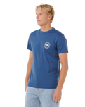 The Rip Curl Mens Staple T-Shirt in Light Navy