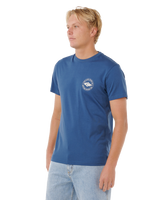 The Rip Curl Mens Staple T-Shirt in Light Navy