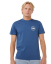 The Rip Curl Mens Staple T-Shirt in Light Navy