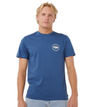 The Rip Curl Mens Staple T-Shirt in Light Navy