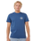 The Rip Curl Mens Staple T-Shirt in Light Navy