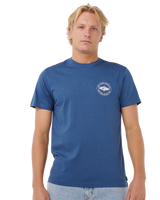 The Rip Curl Mens Staple T-Shirt in Light Navy