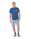 The Rip Curl Mens Staple T-Shirt in Light Navy