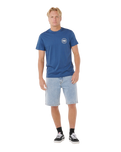 The Rip Curl Mens Staple T-Shirt in Light Navy