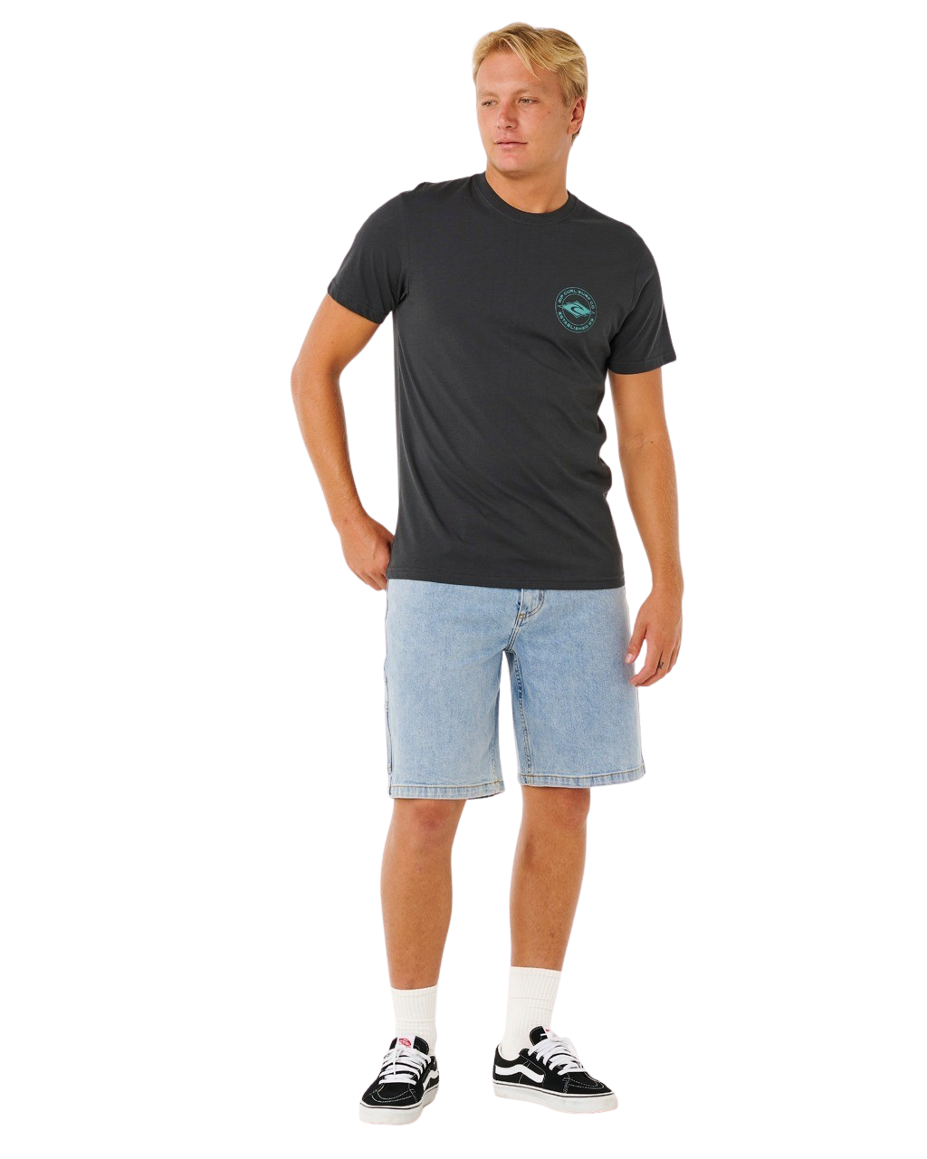 Staple T-Shirt in Washed Black