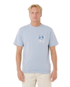 Artist Of The Search Ty Williams Coastline T-Shirt in Spray Blue
