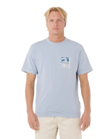Artist Of The Search Ty Williams Coastline T-Shirt in Spray Blue