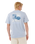 Artist Of The Search Ty Williams Coastline T-Shirt in Spray Blue