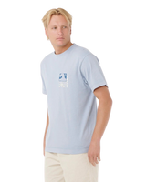 Artist Of The Search Ty Williams Coastline T-Shirt in Spray Blue