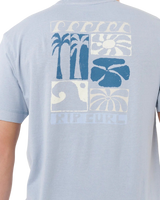 Artist Of The Search Ty Williams Coastline T-Shirt in Spray Blue