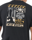 The Rip Curl Mens Artist Of The Search Ty Williams Coastline T-Shirt in Black