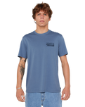 The Rip Curl Mens Sportline F&B T-Shirt in Bluefin