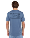 The Rip Curl Mens Sportline F&B T-Shirt in Bluefin