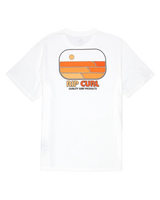 Surf Revival Lined Up T-Shirt in Bone