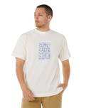 The Rip Curl Mens Artist Of The Search Ty Williams Stacked T-Shirt in Bone