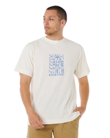 The Rip Curl Mens Artist Of The Search Ty Williams Stacked T-Shirt in Bone