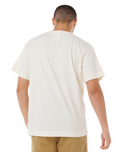 The Rip Curl Mens Artist Of The Search Ty Williams Stacked T-Shirt in Bone