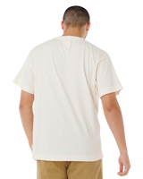 The Rip Curl Mens Artist Of The Search Ty Williams Stacked T-Shirt in Bone