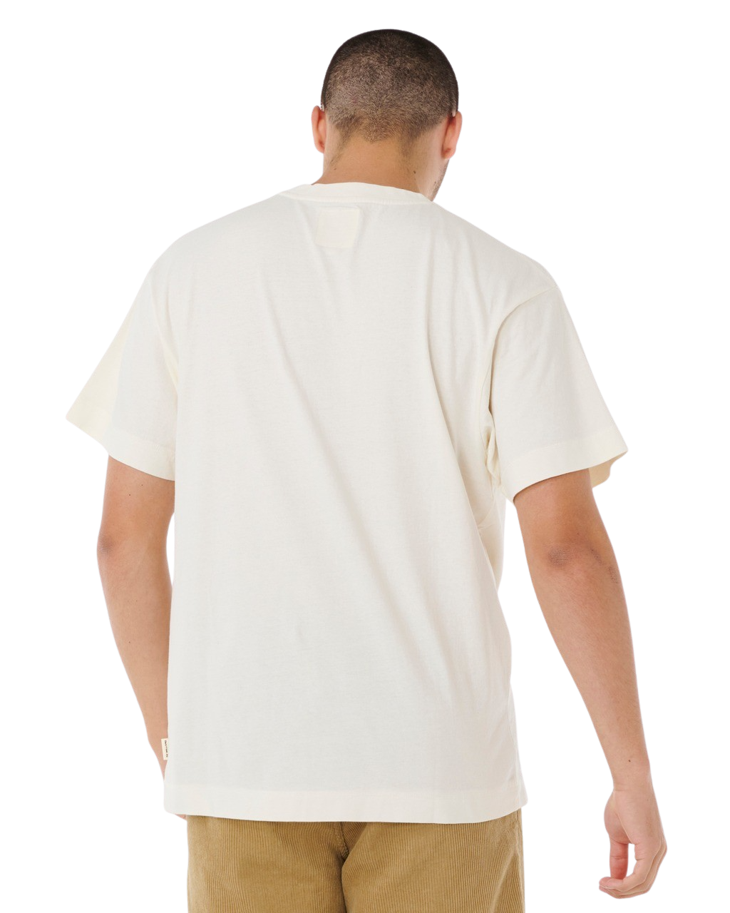 The Rip Curl Mens Artist Of The Search Ty Williams Stacked T-Shirt in Bone
