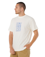 The Rip Curl Mens Artist Of The Search Ty Williams Stacked T-Shirt in Bone